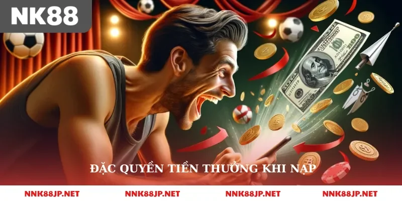 Đặc quyền tiền thưởng khi nạp 